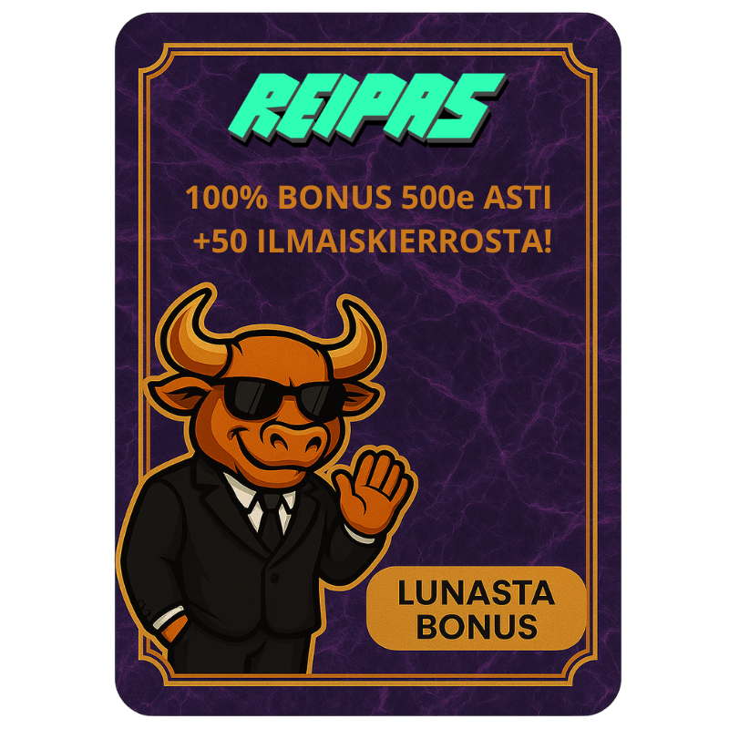 Reipas Kasino ilmaiskierrosbonukset ja kampanjat