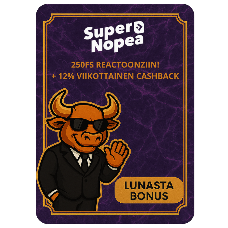 Supernopea Kasino ilmaiskierrosbonukset ja kampanjat
