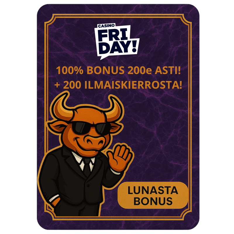 Friday Kasino ilmaiskierrosbonukset ja kampanjat